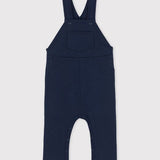 BABIES' LONG THICK JERSEY OVERALLS