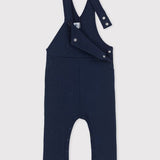 BABIES' LONG THICK JERSEY OVERALLS