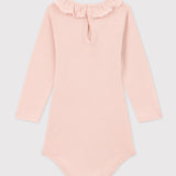 BABY GIRLS COLLARED L/S BODYSUIT