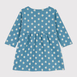 BABY GIRLS' FLORAL JERSEY DRESS