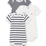 3 PACK BABIES' ICONIC S/S BODYSUITS