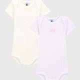 2 PACK BABIES' MILLERAIES S/S BODYSUITS