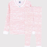 GIRLS' WAVY PRINT SNUG FIT PYJAMA