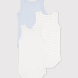 3 PACK BABIES' SINGLET BODYSUITS