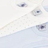 3 PACK BABIES' SINGLET BODYSUITS