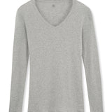 WOMENS' V NECK L/S T-SHIRT