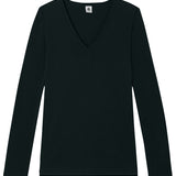 WOMENS' V NECK L/S T-SHIRT