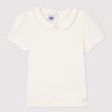 GIRLS' T-SHIRT WITH COLLAR