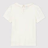 GIRLS' T-SHIRT WITH COLLAR