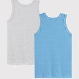 2 PACK BOYS' MILLERAIES SINGLETS