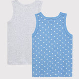 2 PACK BOYS' SINGLETS