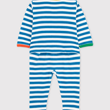 BABY BOYS' STRIPPED FOOTLESS ROMPER