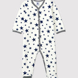 BABIES' STAR VELOUR ROMPER