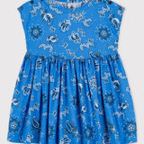 BABY GIRLS' PAISLEY PRINT DRESS