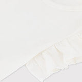 GIRLS' RUFFLED SLEEVED T-SHIRT