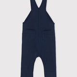 BABIES' LONG THICK JERSEY OVERALLS