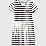 GIRLS' STRIPED DRESS
