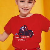 GIRLS' SCREEN PRINTED T-SHIRT