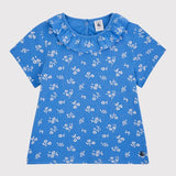 GIRLS' FLOWER PRINT T-SHIRT