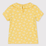 GIRLS' FLOWER PRINT T-SHIRT