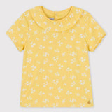 GIRLS' FLOWER PRINT T-SHIRT