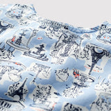 GIRLS' PARIS PRINT BLOUSE