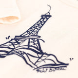 GIRLS' EIFFEL TOWER TUBE KNIT T-SHIRT