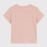 GIRLS' CAMEL PRINT T-SHIRT