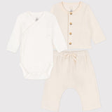 BABIES' TERRY 3 PIECE OUTFIT