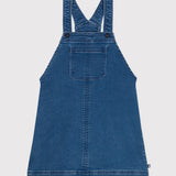 TODDLER GIRLS' DENIM PINAFORE