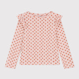 GIRLS' FLORAL PRINT T-SHIRT