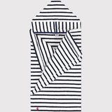 BABIES' TERRY STRIPED BATH CAPE