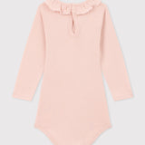 BABY GIRLS COLLARED L/S BODYSUIT