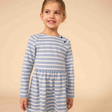 TODDLER GIRLS' BRETON STRIPED DRESS