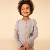 TODDLER BOYS' BUTTONED L/S T-SHIRT