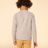 TODDLER BOYS' BUTTONED L/S T-SHIRT