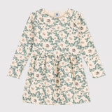 TODDLER GIRLS' FLORAL PRINT FLEECE DRESS