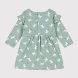 BABY GIRLS' GOAT PRINT DRESS