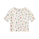 GIRLS' DOUBLE KNIT T-SHIRT