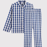 BOYS' CHECKED GRANDPA PYJAMAS