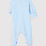 BABY BOYS' VELOUR ROMPER