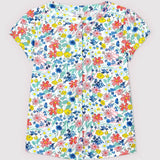 GIRLS' FLORAL BLOUSE