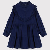 GIRLS' VELVET DRESS